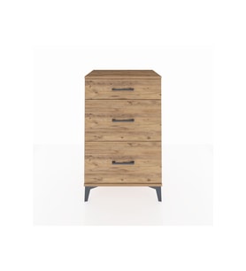 Hyperion Komodin 3 Çekmeceli 60x44x96 Çam-Çam