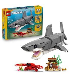 Nessiworld 31381 Lego Creator 3in1 Acımasız Köpek Balığı ile Hazine Sandığı 379 parça +8yaş