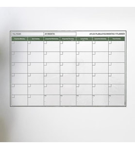 River World Manyetik Yapışkanlı Bir Aylık Program Planlayıcı Takvim 85x56 cm