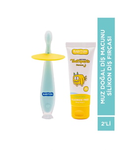 SET Muz Diş Macunu - Silikon Diş Fırçası