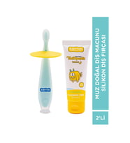 SET Muz Diş Macunu - Silikon Diş Fırçası (Sarı)