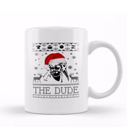 Big Lebowski The Dude Christmas Knit Kupa Bardak Porselen