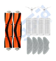Xiaomi Mop 2 Pro (MJST1SHW) -Mop 2 Lite Uyumlu 2 Ana Fırça 2 Yan Fırça 4 Filtre 4 Mop PKT-iasgf0000350