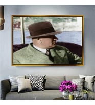 Altın Çerçeveli dekoratif tablo l1665 (Gold)