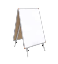 Çift Taraflı Teleskopik 60x85cm Beyaz