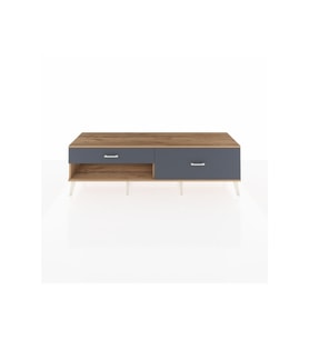 Hyperion TV Ünitesi 2 Çekmeceli  176x44x51 Çam-Çam/Antrasit