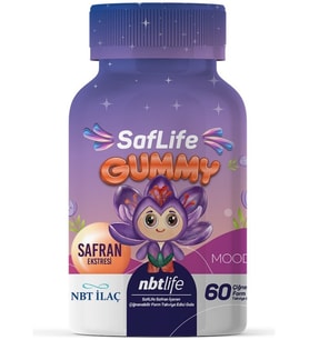 Nbt Life Saflife Gummy 60 Çiğnenebilir Jel Form Çocuklar İçin Güvenli Takviye