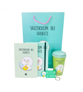 Halledicem Ama Hangi Birini Tasarımlı Karton Kutulu Set