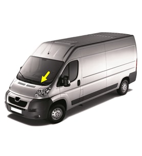 Peugeot Boxer 2008-2013 Ön Cam Sol Sürücü Tarafı Silecek Kolu (Siyah)