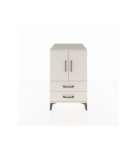 Kronos Komodin 2 Raflı 2 Çekmeceli 2 Kapaklı 60x59x96 Aytaşı-Aytaşı