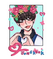 Bts Polaroid- Jungkook Tablo Ahşap Poster Dekoratif Kod2192