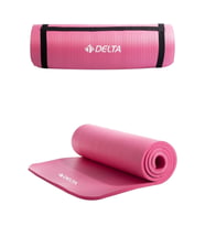Delta Konfor Zemin 15 mm Taşıma Askılı Pilates Minderi Yoga Matı 578C SERI -Pembe