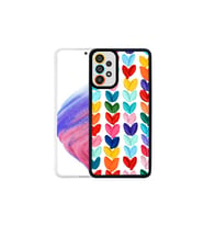 Samsung Galaxy A33 5G Uyumlu Kılıf Zore M-Fit Desenli Kapak (Kırmızı)