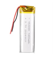 Powermaster PM-29460 3.7V 1.400Mah 102260 Soketsiz Lityum Polimer (Li-Po) Batarya Şarj Edilebilir Pil