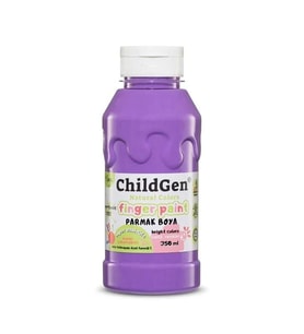 CHILDGEN NATUREL COLORS - PARMAK BOYASI CANLI RENKLER 350ml  MOR