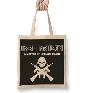 iron Maiden A Matter Of Life And Death Bez Çanta Uzun Saplı