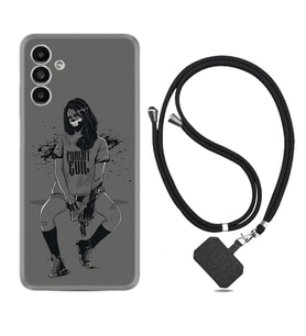 Samsung A23 A31 A32 A50 A51 A52 A53 A70 Kılıf Boyun Askılı Silikon Purest Evil 1627