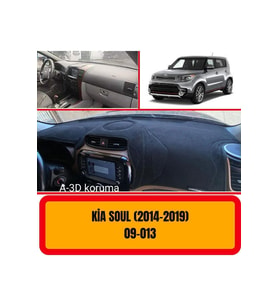 Kia Soul 2014 Ön Gögüs Panel Torpido Koruma Koruyucu Kilifi Halisi Örtüsü