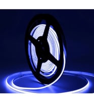 12 Volt 3 mm 400 Ledli Esnek Cob Şerit Mavi İç Mekan 5 Metre