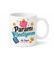 Paramı Yönetiyorum Yazılı Komik Kupa Bardak Esprili Hediye