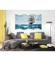 GEMİ YELKENLİ DİGİTAL ART MDF TABLO-1351 MODEL-B
