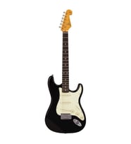 SX Stratocaster Elektro Gitar (Black)