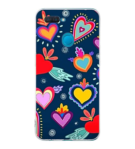 PrintiFy Oppo A12 ile Uyumlu Retro Color 3  Kamera Korumalı Şeffaf  Kılıf