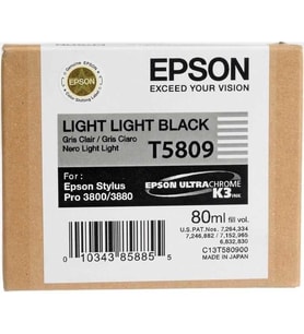 Tonersepeti Epson T5809 C13T580900 Orjinal Açık Açık Siyah Kartuş