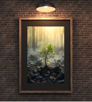 Doğa Orman Metal Poster Metal Tablo Metal Üzerine Baskılı Metal Poster Ev Duvar Dekorasyon