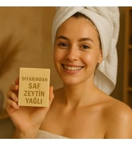 Diyarından Hatay Doğal  Saf Zeytinyağlı Sabun 3 Adet (375 Gr)