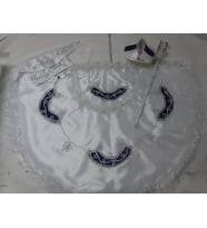 Sünnet Kıyafeti 6 Parça Set PZ-1434 Model-Beyaz Lacivert Renk