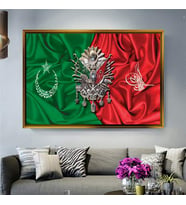 Altın Çerçeveli dekoratif tablo l1061 (Gold)