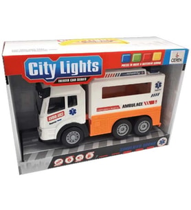 Ctoy Işıklı Ve Sesli Ambulans Kamyon