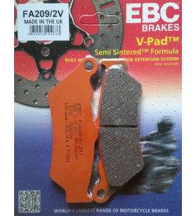 Ebc Fa209/2V 2000-2007 BMW F 650 CS Ön Fren Balatası Yarı Sinterli Balata