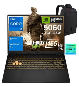 Asus Tuf Gaming F16 FX608JMR-RV077 Intel Core I7 14650HX 24GB 1tb SSD RTX5060 8gb 115W 16" 165Hz IPS WIN11PRO Taşınabilir Bilgisayar - Webzone Çanta / 1 Yıl Kaspersky Yazılım Koruma WZ17