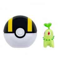 Pokemon Clip 'N' Go Poke Ball ve Chikorita Figür PKW4163