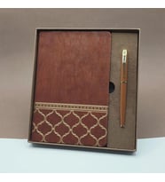 Öğretmenler Günü Hediyesi Kutulu Deri Defter Kalem Seti