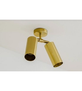 MYLİGHTS MAT ALTIN LED SPOT  İKİ HAREKETLİ APLİK AVİZE ARMATÜR  GÜNIŞIĞI LEDLİ  