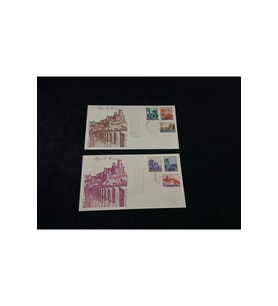 1966 San Marino Tam Seri 2 Adet İlk Gün Zarfı