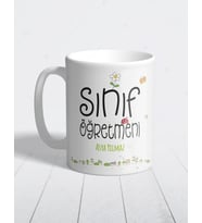 Sınıf öğretmeni isme özel kupa bardak