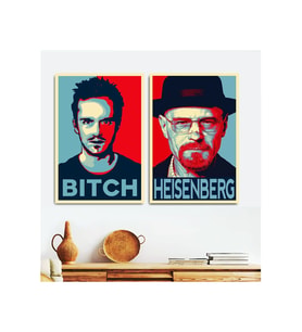 Breaking Bad Dekor Konsept Tablo MDF Baskı