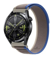 Samsung Galaxy Watch 46mm R800 – Watch 3 45mm R840 22mmUyumlu Wander Trail Loop Kordon (Mavi)