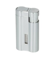 Parmida 3 Torch Pürmüz Gümüş Metal Puro Çakmağı - TR9200