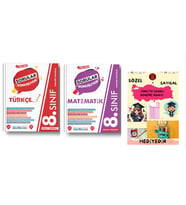 PRUVA AKADEMİ 8. SINIF SORULAR KONUŞUYOR TÜRKÇE + MATEMATİK SORU BANKASI + HEDİYELİDİR