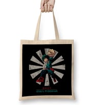 Izuku Midoriya My Hero Academia Retro Japanese Bez Çanta Uzun Saplı
