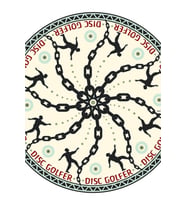 Disk Golfçü Tablo Ahşap Poster Dekoratif