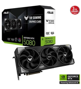 ASUS RTX5080 16GB TUF RTX5080-O16G GAMING GDDR7 256bit HDMI DP PCIe 5.0
