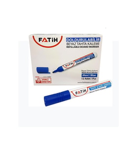 Fatih Tahta Kalemi Doldurulabilir Mavi 34350 (12 Li Paket)
