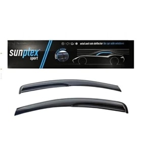 FORD TOURNEO COURİER 2024-2025 MUGEN CAM RÜZGARLIĞI 2li  SPS180-1 (Piano Black)
