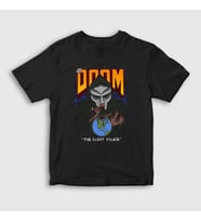 Presmono Unisex Çocuk Siyah The Illest Villain Rap Mf Doom T-Shirt 456071tt